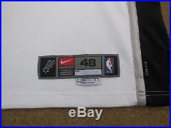 ROOKIE MANU GINOBILI game issued jersey nike san antonio spurs authentic pro cut