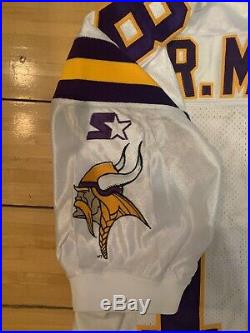 Randy Moss Game Used/Issued #18 Rare Rookie Minnesota Vikings Jersey PLEASE READ