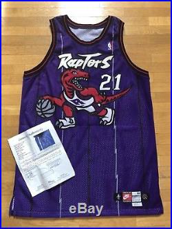 Raptors Game Issued Pro Cut Jersey Marcus Camby Size 50 + 3