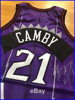 Raptors Game Issued Pro Cut Jersey Marcus Camby Size 50 + 3
