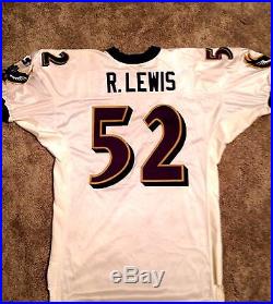 Rare 1997 Ray Lewis Baltimore Ravens Game Issued Jersey Starter Pro Cut