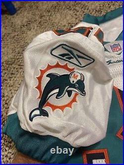 Rare Anthony Fasano nfl Miami Dolphins #80 Team Issued reebok Jersey game cut