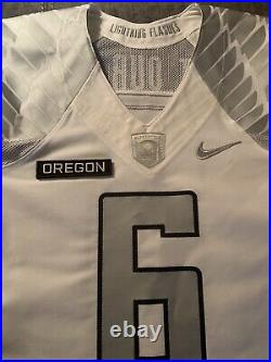 Rare Authentic Nike Oregon Ducks Game Issued Jersey Pac 12 Football