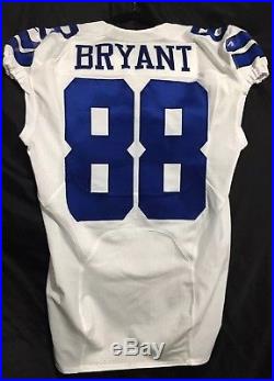 Rare Dallas Cowboys 2013 Dez Bryant Home Team Issued Pro Cut Game Worn Jersey