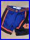 Rare-Game-Issued-Starter-42-New-York-Knicks-Jersey-Shorts-Sz-40-1990s-Mills-01-ac