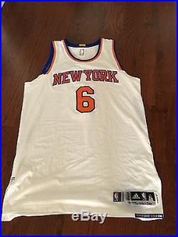 Rare Kristaps Porzingis New York Knicks Game Issue Procut Home Game Jersey
