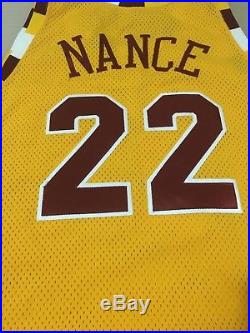 Rare Larry Nance HWC Game Issued Champion Pro Cut Cavaliers Jersey