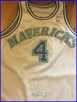 Rare Nike Dallas Mavericks Authentic Procut Michael Finley Game Issued Jersey
