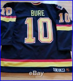 Rare Pavel Bure Vancouver Canucks 94-95 Game Worn Used Jersey Issued Russia L@@k