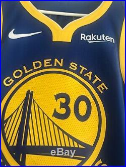 Rare Stephen Curry Warriors 2019 Finals Game Issued Nike Jersey Game Worn