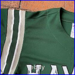 Rawlins Team Hawaii Rainbow Warriors Baseball Jersey Game Issued Size 48 Green