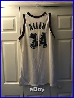 Ray Allen Pro Cut Game Issued 96-97 Home Rookie Jersey