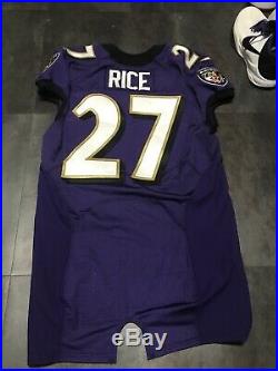 Ray Rice Game Worn/issued Ravens Jersey