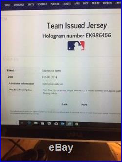 Red sox #28 2013 game Issued World Series Jersey