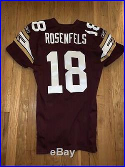 Redskins 2002 Sage Rosenfels Game Issued Jersey With Handwarmer