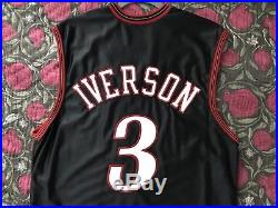 Reebok 2003-04 Allen Iverson Sixers 76ers Game Issued Pro Cut Jersey 44+2 PHILA