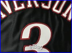 Reebok 2003-04 Allen Iverson Sixers 76ers Game Issued Pro Cut Jersey 44+2 PHILA