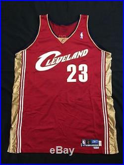 Reebok 2003-04 LeBron James Cleveland Cavaliers Game Issued Rookie Jersey 50+2