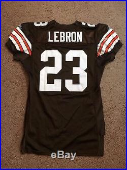 Reebok Lebron James Cleveland Browns Team Issued Game Jersey