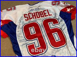 Reebok Team Issued Buffalo Bills 2008 NFL Pro Bowl Jersey Aaron Schobel Game