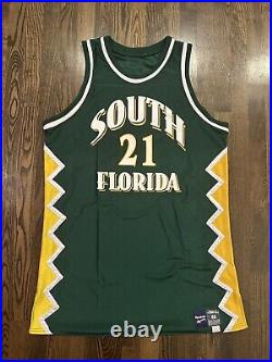 Reebok USF SOUTH FLORIDA BULLS #21 Haven Jackson Team Issued Game Jersey Size 48