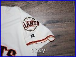 Rob Nenn San Francisco Giants MLB Baseball Game Issue Jersey 50 Authentic Auto
