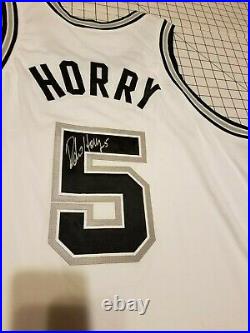 Robert Horry NBA Game Issued Adidas Spurs Jersey Autographed NO COA 06-07 SZ 54