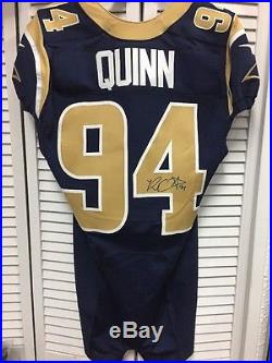 Robert Quinn Rams Game Issued Signed Autographed Nike Jersey Psa