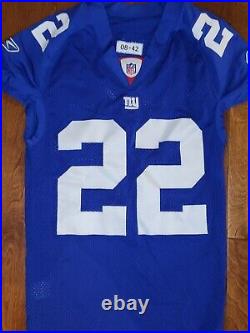 Rueben Droughns Game Worn Issued NY Giants Jersey