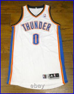 Russell Westbrook Oklahoma Thunder Issued Game Used Jersey with Number Codded Tag