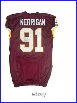 Ryan Kerrigan Signed Custom Washington Game Issued Style BRG Jersey JSA