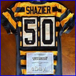 Ryan Shazier Signed Autographed Game Team Issued Bumblebee Jersey Beckett COA