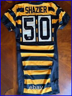 Ryan Shazier Signed Autographed Game Team Issued Bumblebee Jersey Beckett COA