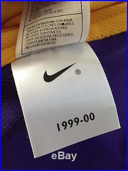 Signed Kobe Bryant Nike 1999-00 Lakers Game Issue Jersey Holo Coa Used Pe Auto