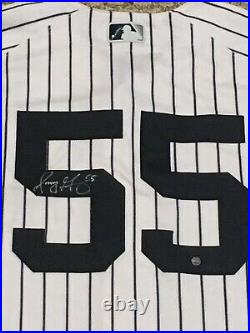 SONNY GRAY #55 2017 Yankees Game Jersey ISSUED HOME BLACK BAND POST STEINER MLB
