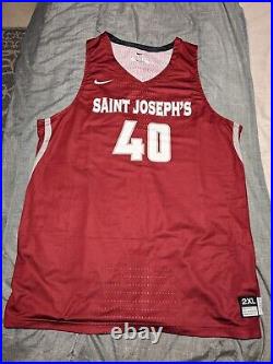 Saint Joseph's Hawks Nike Basketball Jersey Game Issued Used Team USA St Joes PE