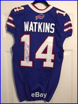 Sammy Watkins Buffalo Bills NFL Game Issued Autographed Jersey