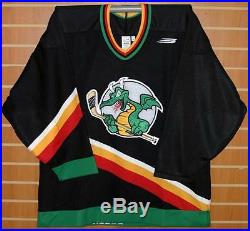 San Antonio Dragons IHL Bauer Authentic On Ice Game Issued Black Hockey Jersey
