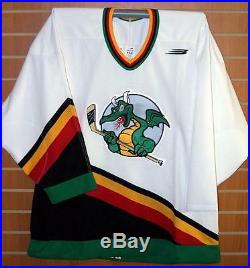 San Antonio Dragons IHL Bauer Authentic On Ice Game Issued White Hockey Jersey