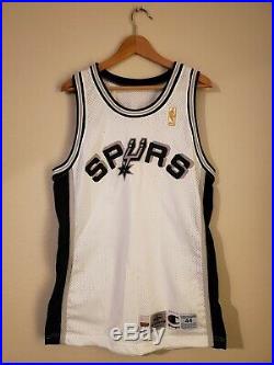 San Antonio Spurs Monty Williams Game Issued Champion NBA Authentic Jersey Blank