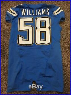 San Diego Chargers Team Issued Game Used Game Worn Jersey