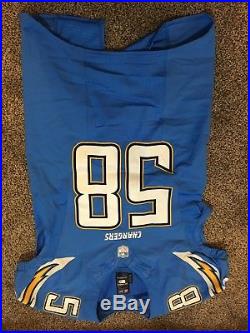 San Diego Chargers Team Issued Game Used Game Worn Jersey