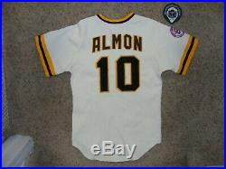 San Diego Padres #10 Bill Almon game issued Jersey, 1976 NL Centennial Patch
