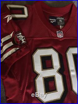 San Francisco 49ers 1997 Jerry Rice Pro Line Game Issued Jersey Size 46