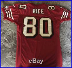 San Francisco 49ers 1997 Jerry Rice Pro Line Game Issued Jersey Size 46