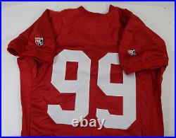 San Francisco 49ers #99 Game Issued Red Jersey 50 DP23379
