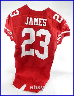 San Francisco 49ers LaMichael James #23 Game Issued Red Jersey 42 DP70728