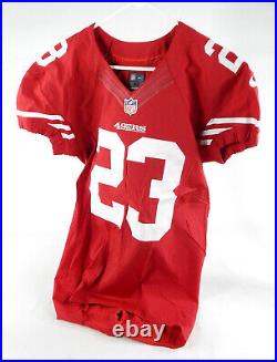 San Francisco 49ers LaMichael James #23 Game Issued Red Jersey 42 DP70728