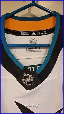 San Jose Sharks Shakir Mukhamadullin Game Issued Evolce White Away Size 56