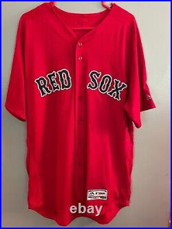 Sandy Leon Game Issued Boston Red Sox Jersey MLB Authentication